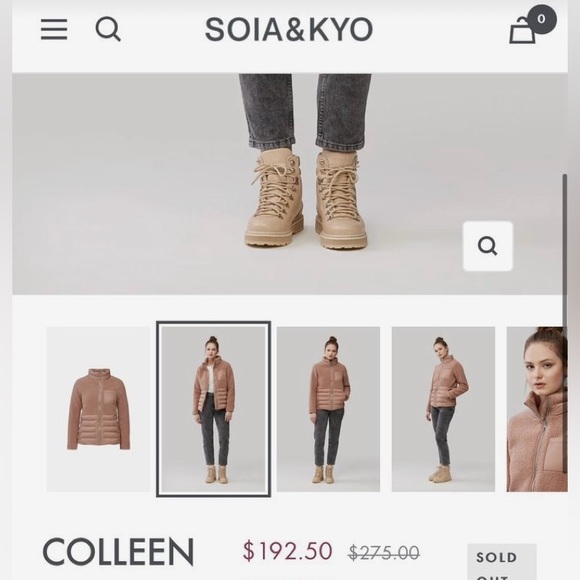 SOIA & KYO Colleen Women's Sherpa  hybrid slim fit jacket - Picture 6 of 12